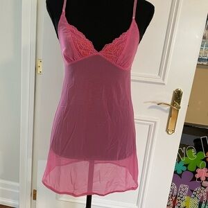 Pink Chemise Lingerie